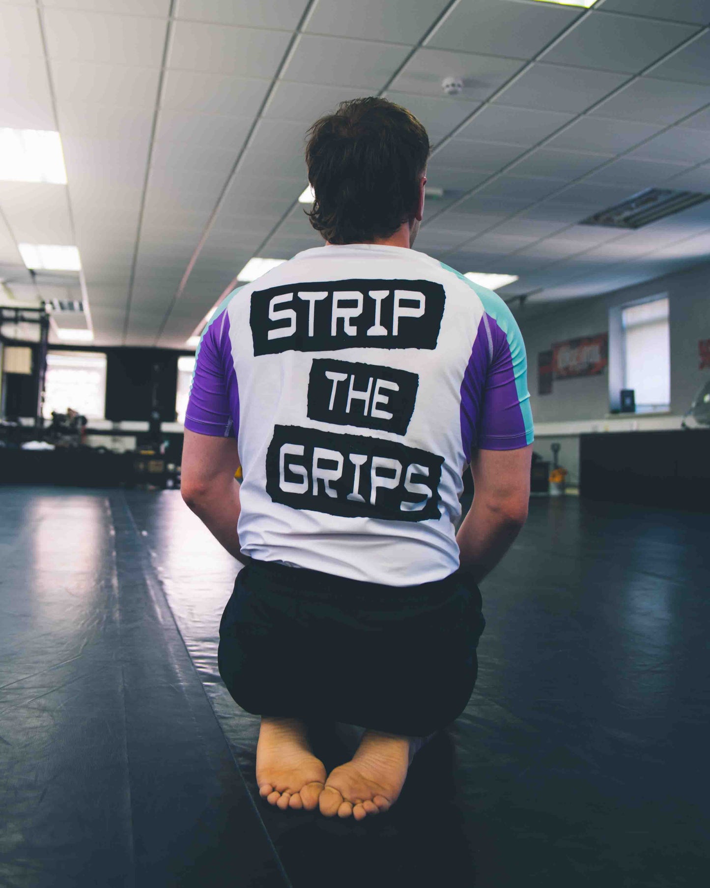 STG Rashguard - Patches, White
