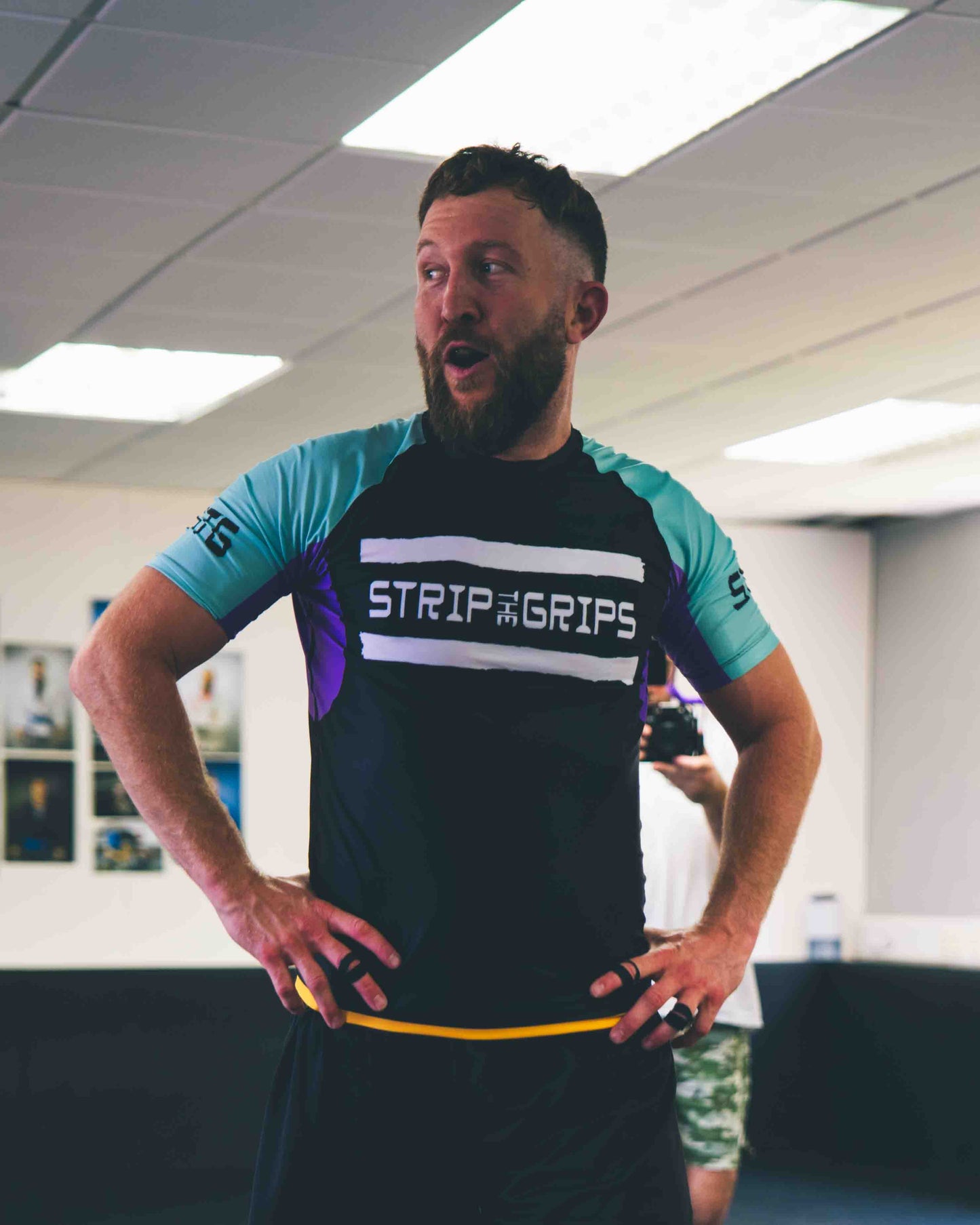 STG Rashguard - Patches, Black