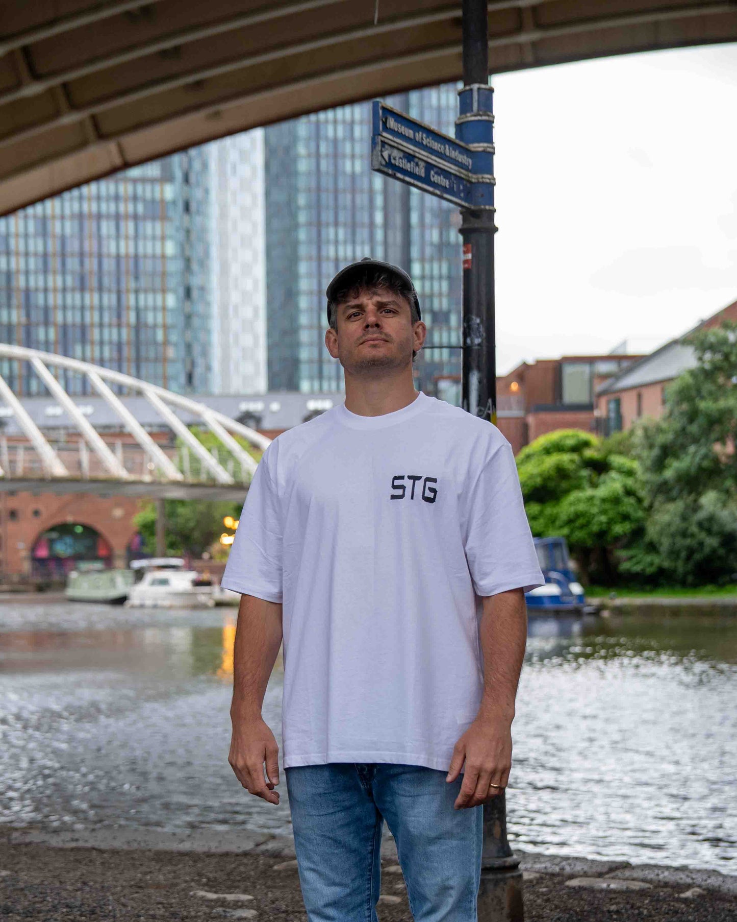 T shirt. STG